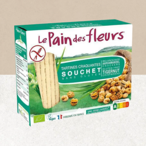 Paquet Tartines craquantes au souchet sans gluten, vegan et bio - Pain des fleurs