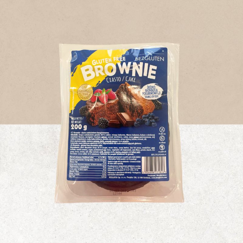 Brownie au chocolat sans gluten - Bezgluten