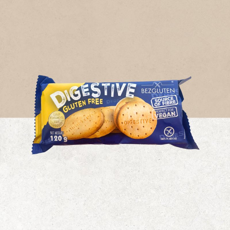 Paquet de biscuits Digestive à l'avoine sans gluten et vegan - Bezgluten