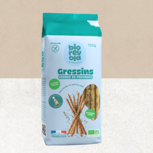 Gressins sans gluten bio herbes de Provence Biorevola