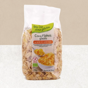 Paquet de Corn flakes glacés sans gluten et bio - Ma Vie Sans Gluten