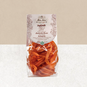 Paquet de pâtes tagliatelles sans gluten et vegan aux lentilles roses et riz complet - Pasta Natura