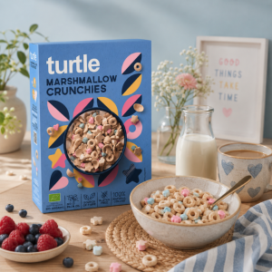 Présentation des céréales Marshmallow crunchies bio et sans gluten -Turtle