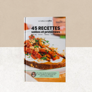 Livre "45 recettes salées et protéinées" - Saltie