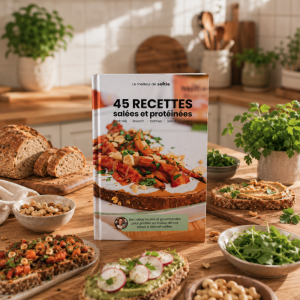 Présentation du livre "45 recettes salées et protéinées" - Saltie