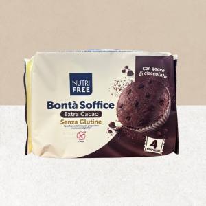 Paquet des 4 Muffins moelleux sans gluten saveur extra cacao - Nutri Free