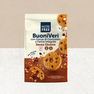 Paquet de Biscuits secs aux pépites de chocolat sans gluten et sans lactose - Nutrifree