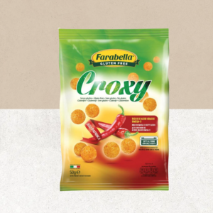 Sachet de snacks de maïs Croxy goût paprika sans gluten - Farabella