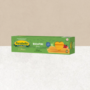 Paquet de pâtes Bucatini sans gluten au maïs et riz - Farabella