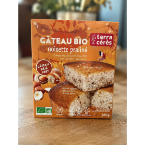 Gâteau bio à la noisette Praliné sans gluten - Terra Ceres