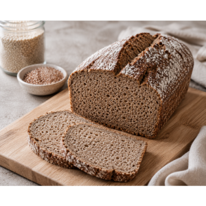 Pain réalisé avec le mix pain sans gluten et bio au quinoa et sarrasin - Qualinoa