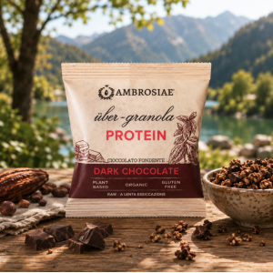 Sachet individuel de granola protéiné au chocolat noir sans gluten - Ambrosiae