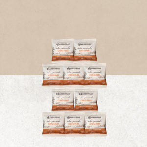 Lot de 10 sachets de granola saveur avoine et chocolat sans gluten et bio - Ambrosiae