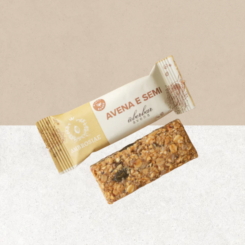 Barre bio et sans gluten à l'avoine et aux graines - Ambrosiae