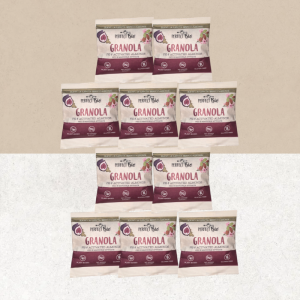 Lot de 10 sachets de granola figues et amandes sans gluten - Ambrosiae