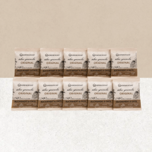 10 sachets de granola sarrasin et avoine sans gluten - Ambrosiae