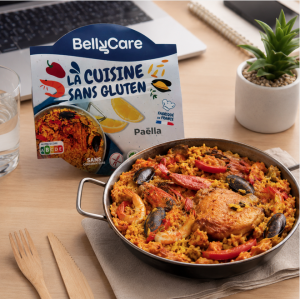 Suggestion de préparation de plat préparé paëlla sans gluten - BellyCare