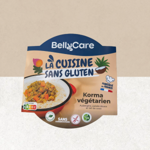 Barquette de Korma végétarien sans gluten - Bellycare