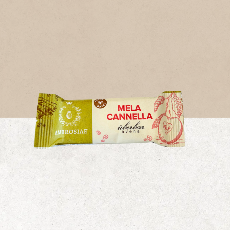 Barre avoine saveur pomme - cannelle bio et sans gluten - Ambrosiae