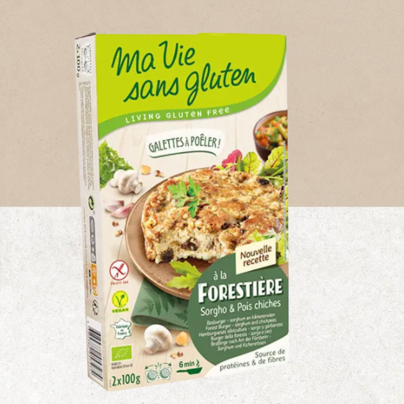 Paquet de 2 Galettes à poêler à la forestière sans gluten - Ma Vie sans gluten