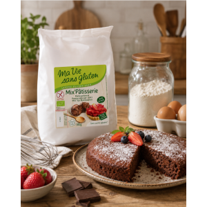 Suggestion de présentation du Mix' Pâtisserie 500g sans gluten et bio - Ma Vie sans gluten