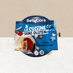 Barquette de plat préparé Colin Basquaise sans gluten, pauvre en FODMAP - BellyCare