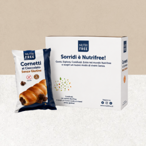 Boîte de 5 croissants au chocolat noir sans gluten - Nutrifree