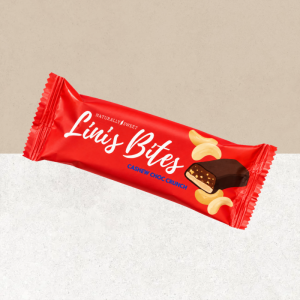 Barre bio Cajou & Chocolat Crunch sans gluten 40 g – Lini’s Bites