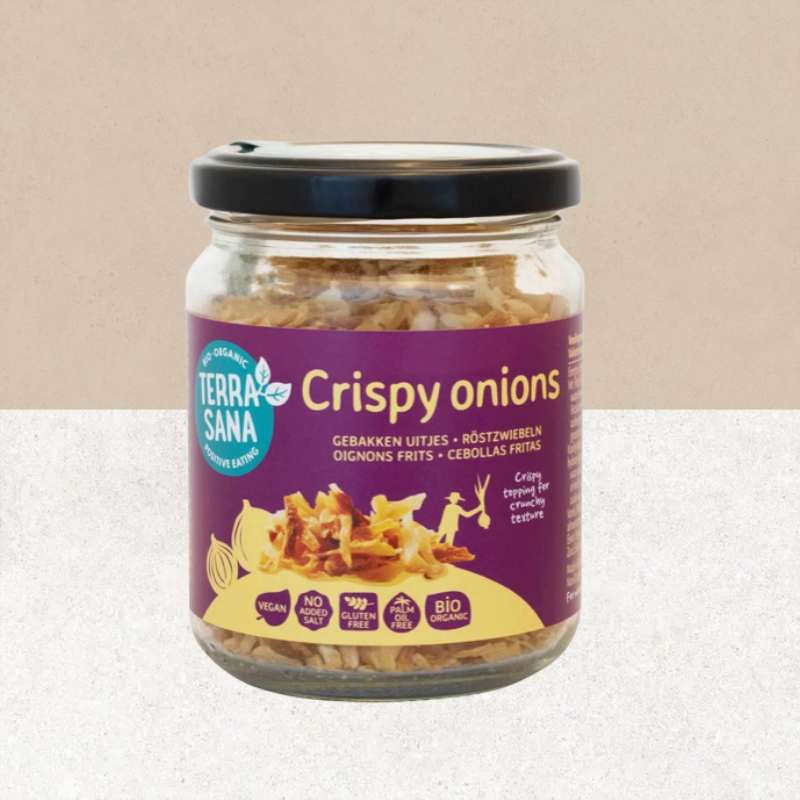 Pot d'oignons frits bio, sans gluten et vegan - Terra Sana