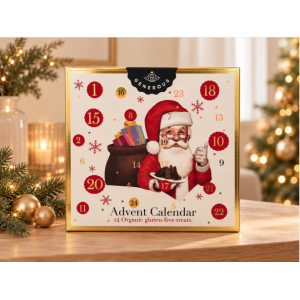 Présentation du calendrier de l'Avent sans gluten et bio - Generous