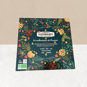 Calendrier de l’Avent gourmand bio – Cookies sans gluten & vegan – La Marmotte Gourmande