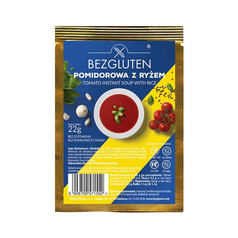 Potage tomates au riz instantané Bezgluten