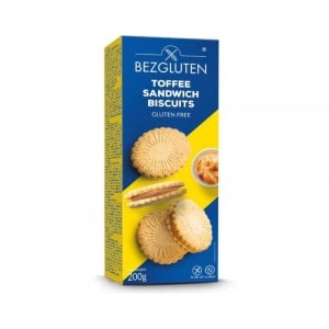 Biscuits fourrées au caramel Bezgluten