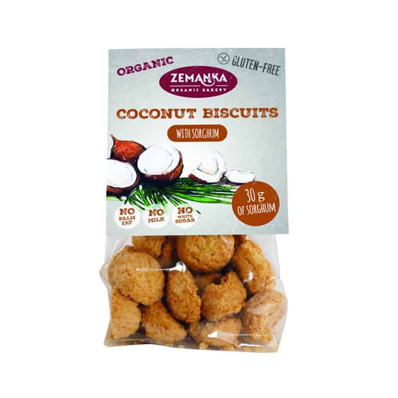 Biscuits secs sorgho noix de coco bio Zemanka