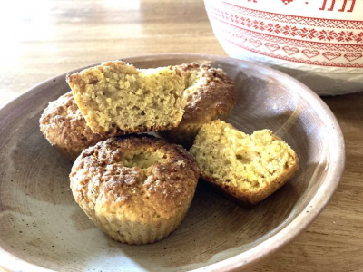 Brioches sucrées avec mix de pois chiche sans gluten Kom&sal 