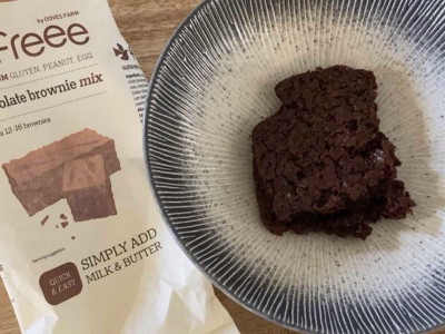 Brownie sans gluten avec le mix Doves Farm