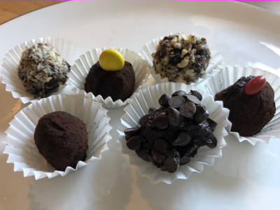 Truffes fantaisies au chocolat sans gluten