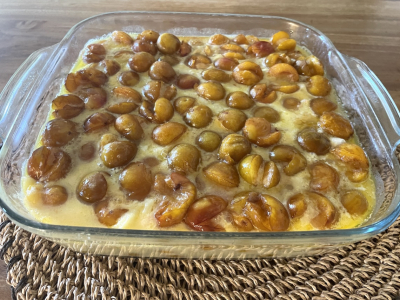 Far sans gluten aux mirabelles 